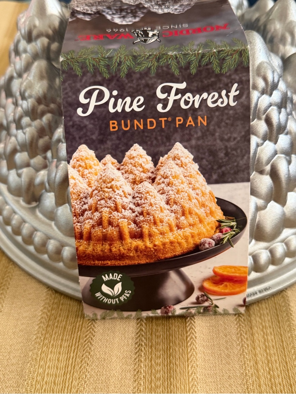 Nordic Ware Pine Forest Bundt Pan - Silver